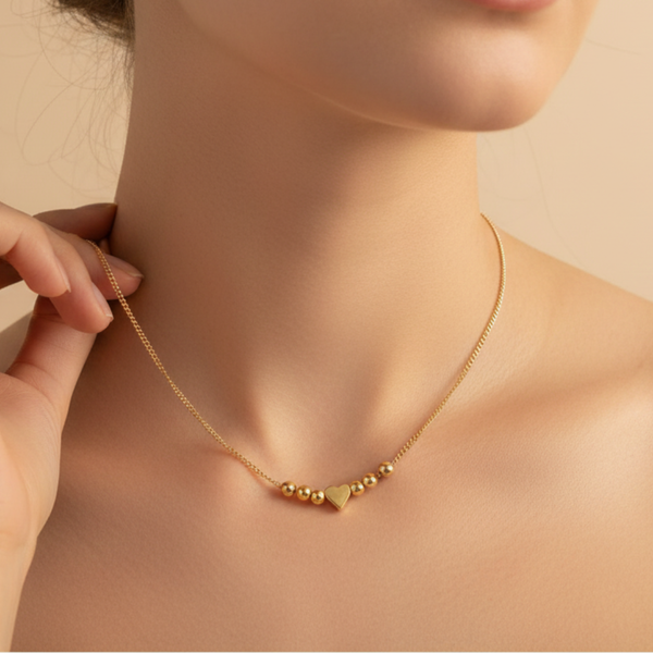 The Square Letter Pendant Necklace