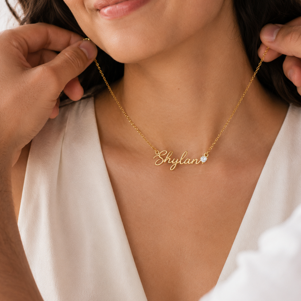 Custom Love Name Necklace