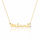 Diamond Accent Name Necklace