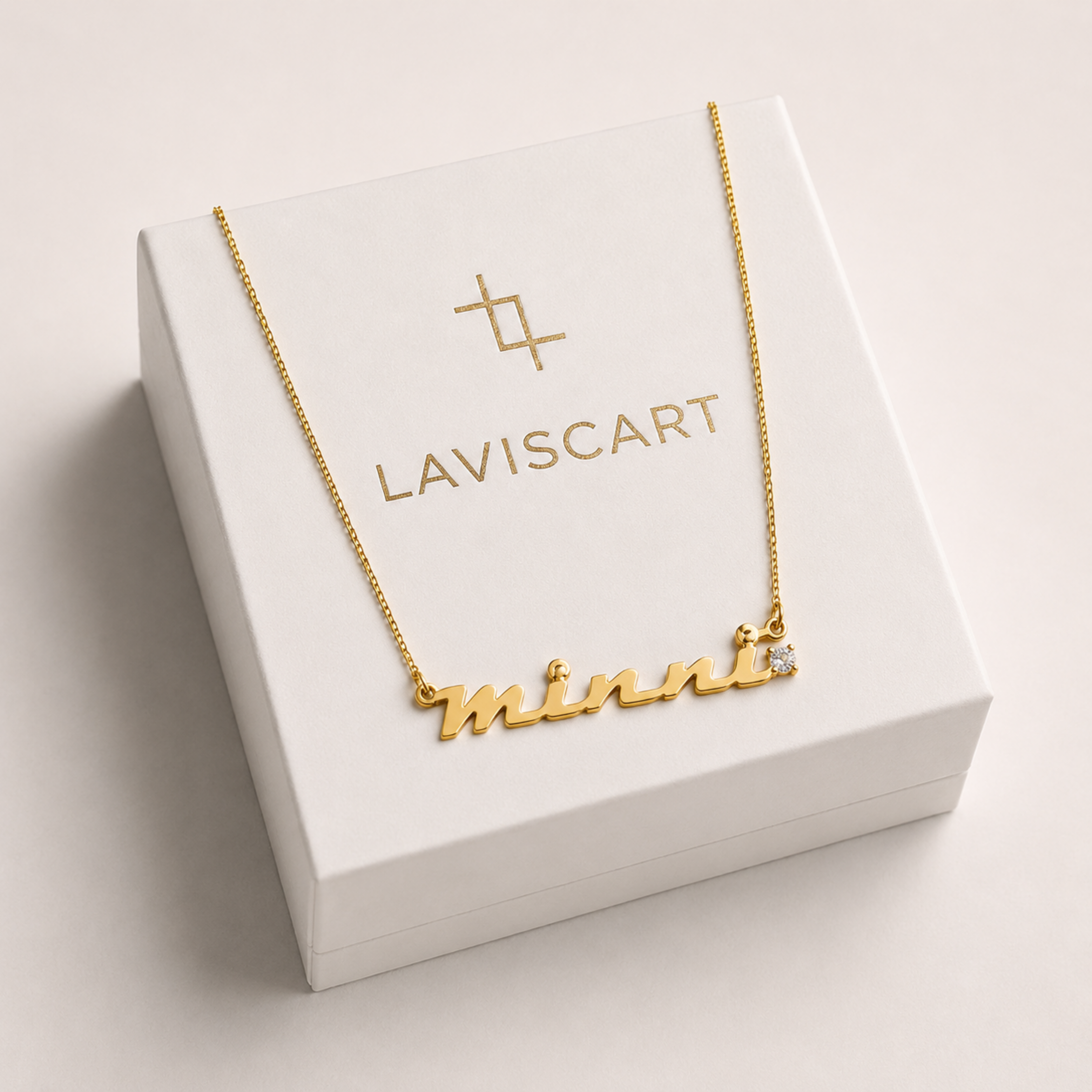 Diamond Accent Name Necklace