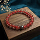 Vermillion Cherry Bracelet