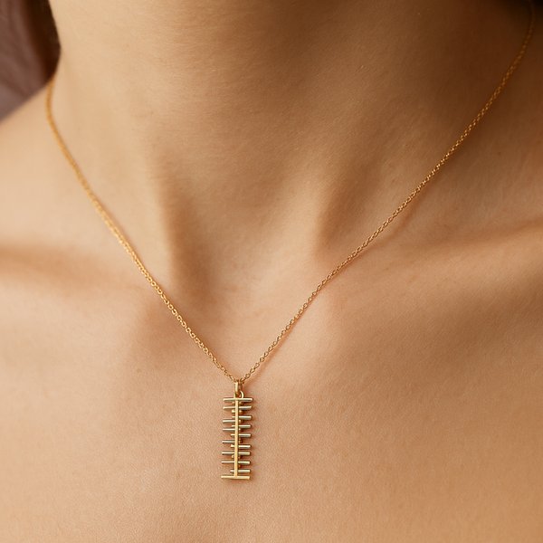 Arabic Calligraphy Gold Bracelet