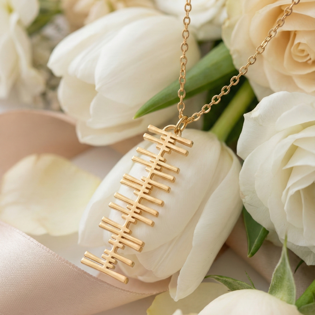 Arabic Calligraphy Gold Bracelet