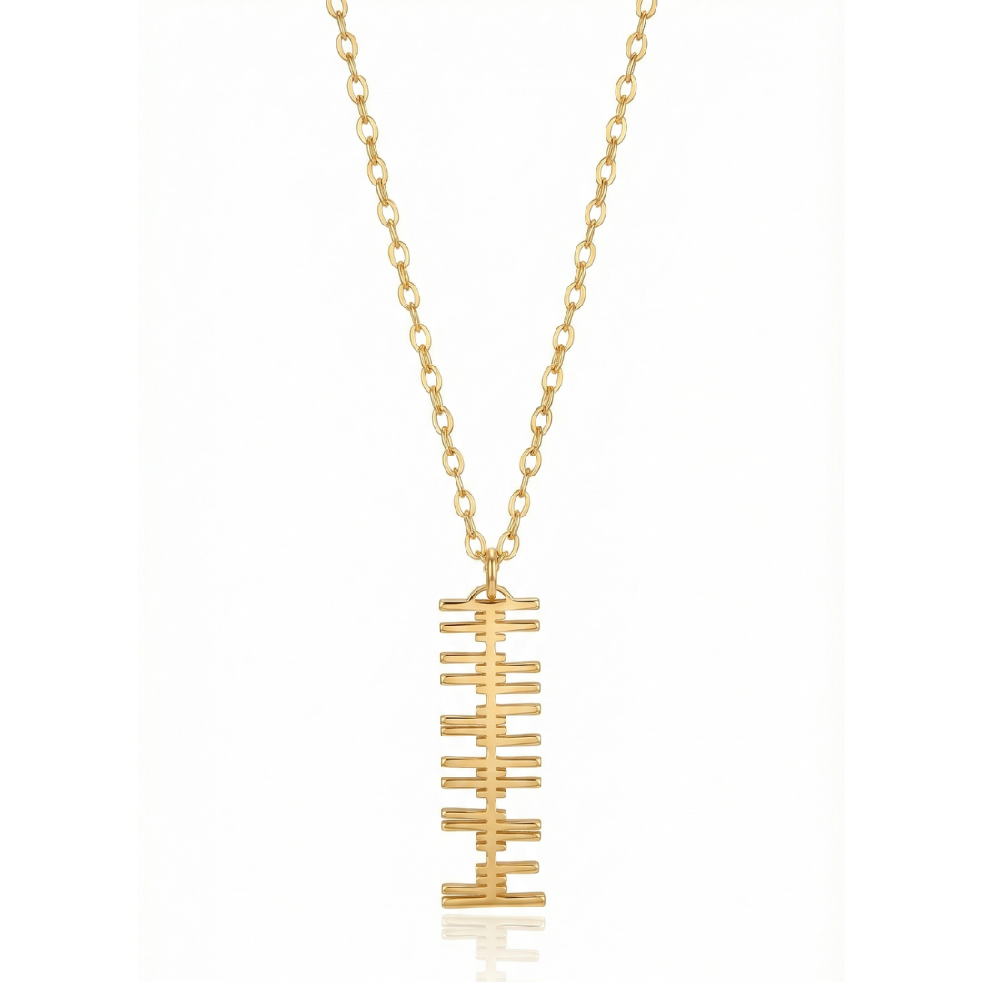 Arabic Calligraphy Gold Bracelet