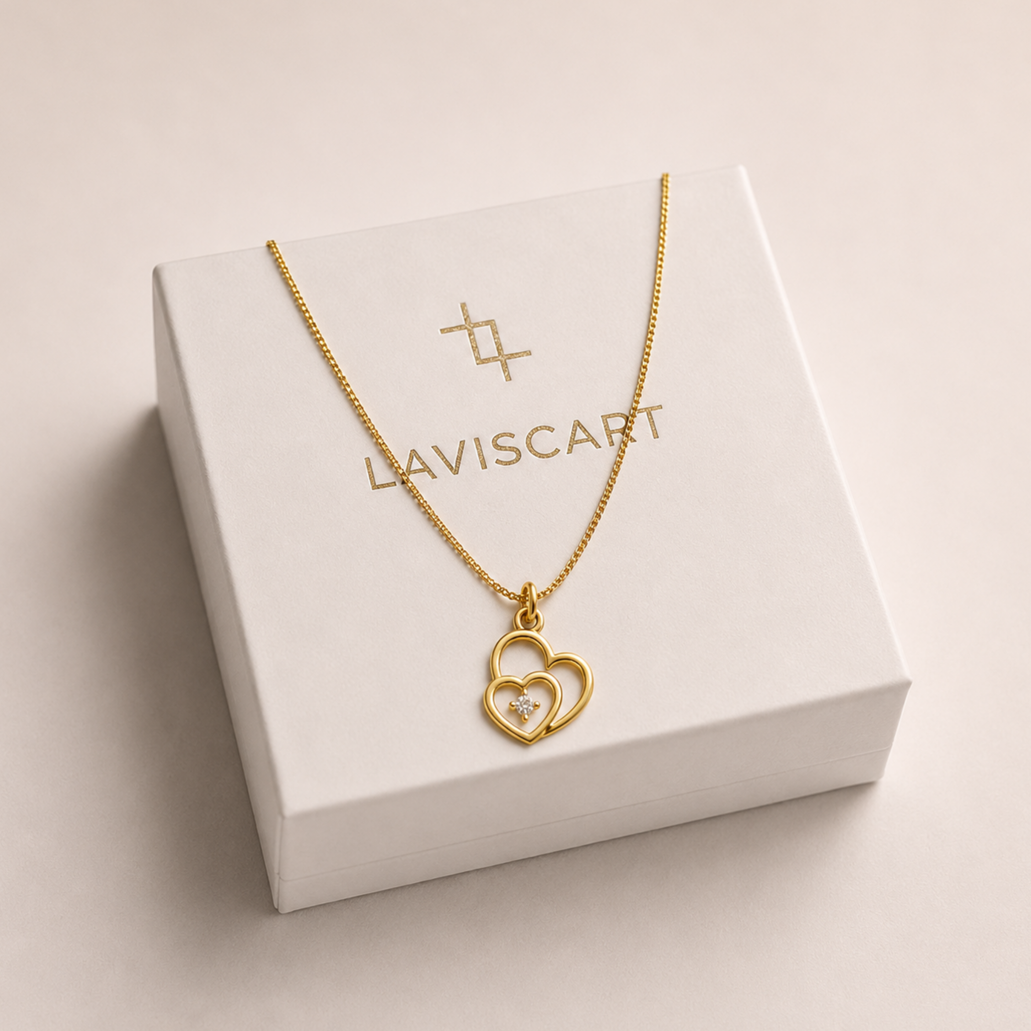 Double Heart Necklace