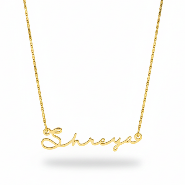 Personalized Cursive Name Necklace