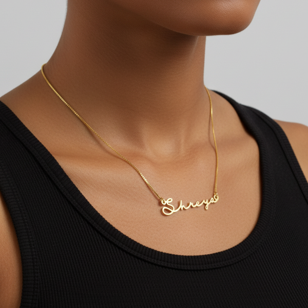 Personalized Cursive Name Necklace